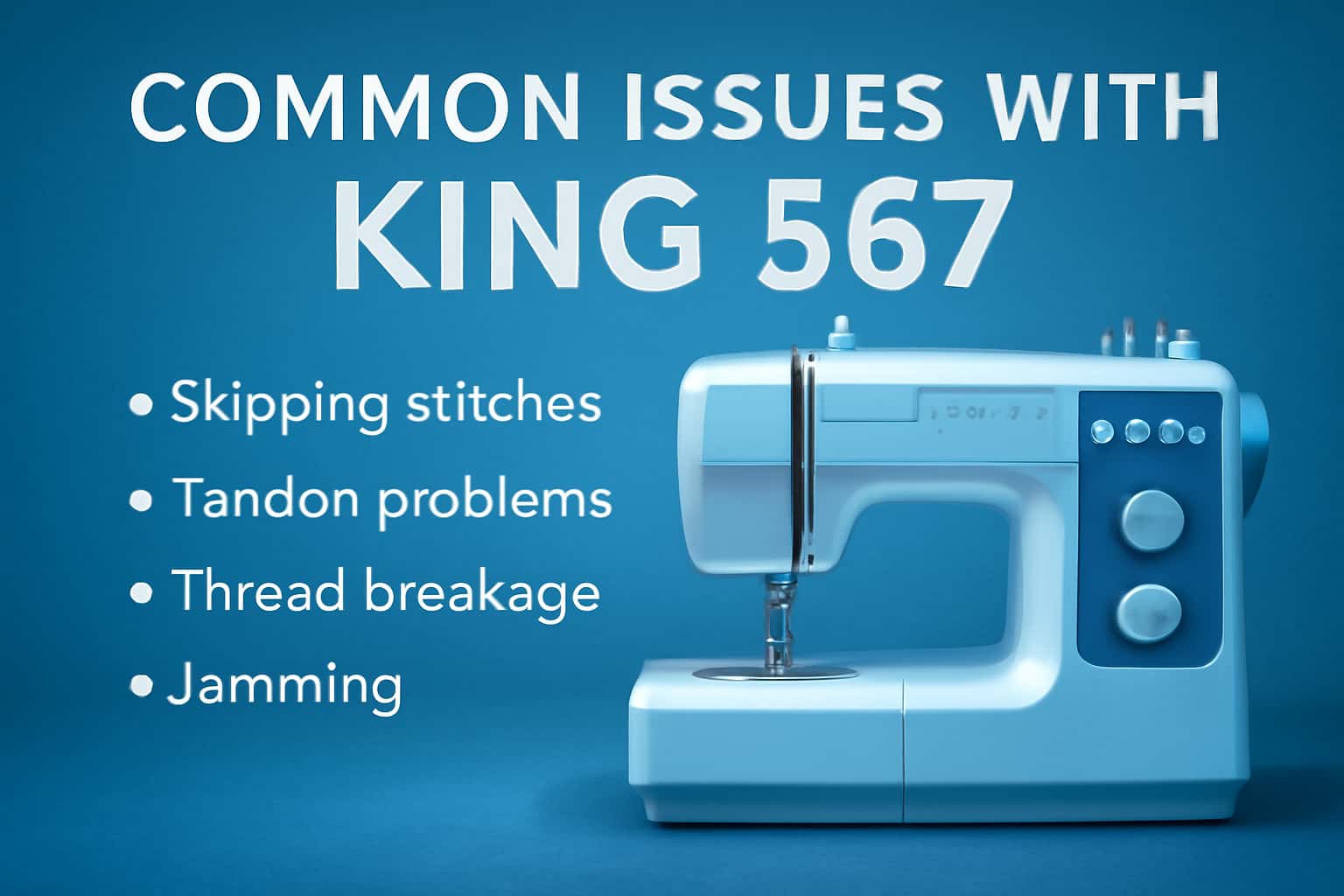 An informative visualization addressing common issues with King 567.