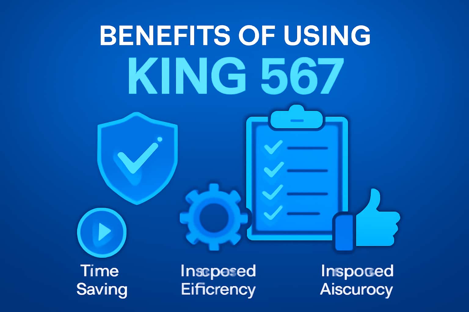 Visual representation showcasing the benefits of King 567 with emphasis on user experience and security.