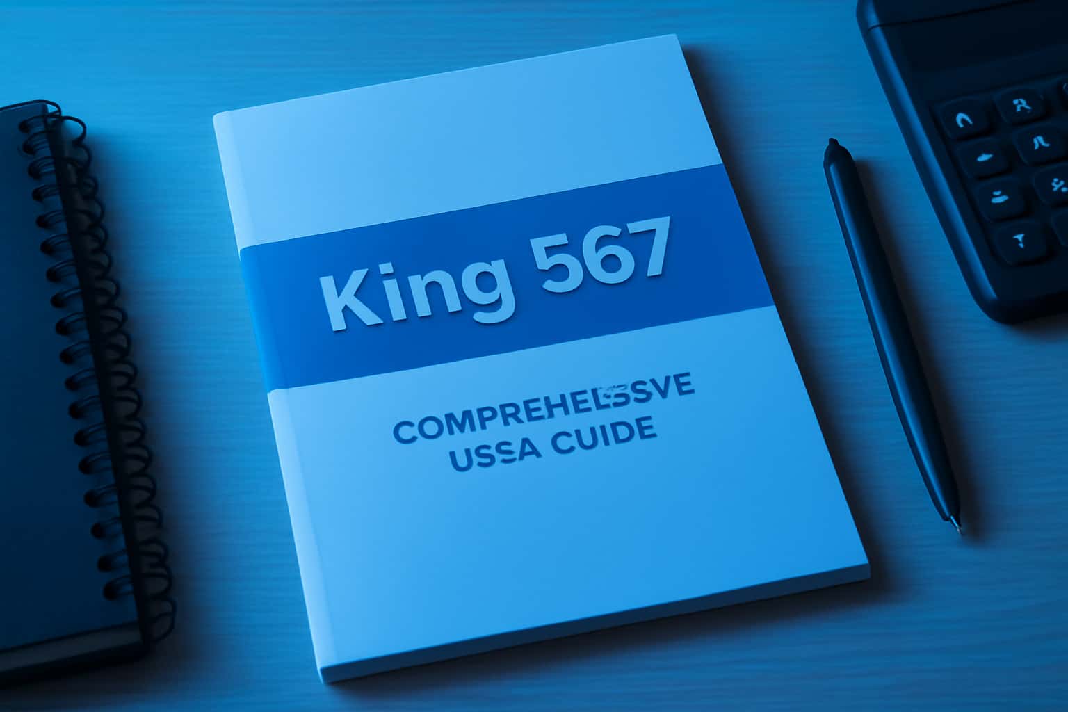 An informative scene depicting the Comprehensive King 567 User Guide.