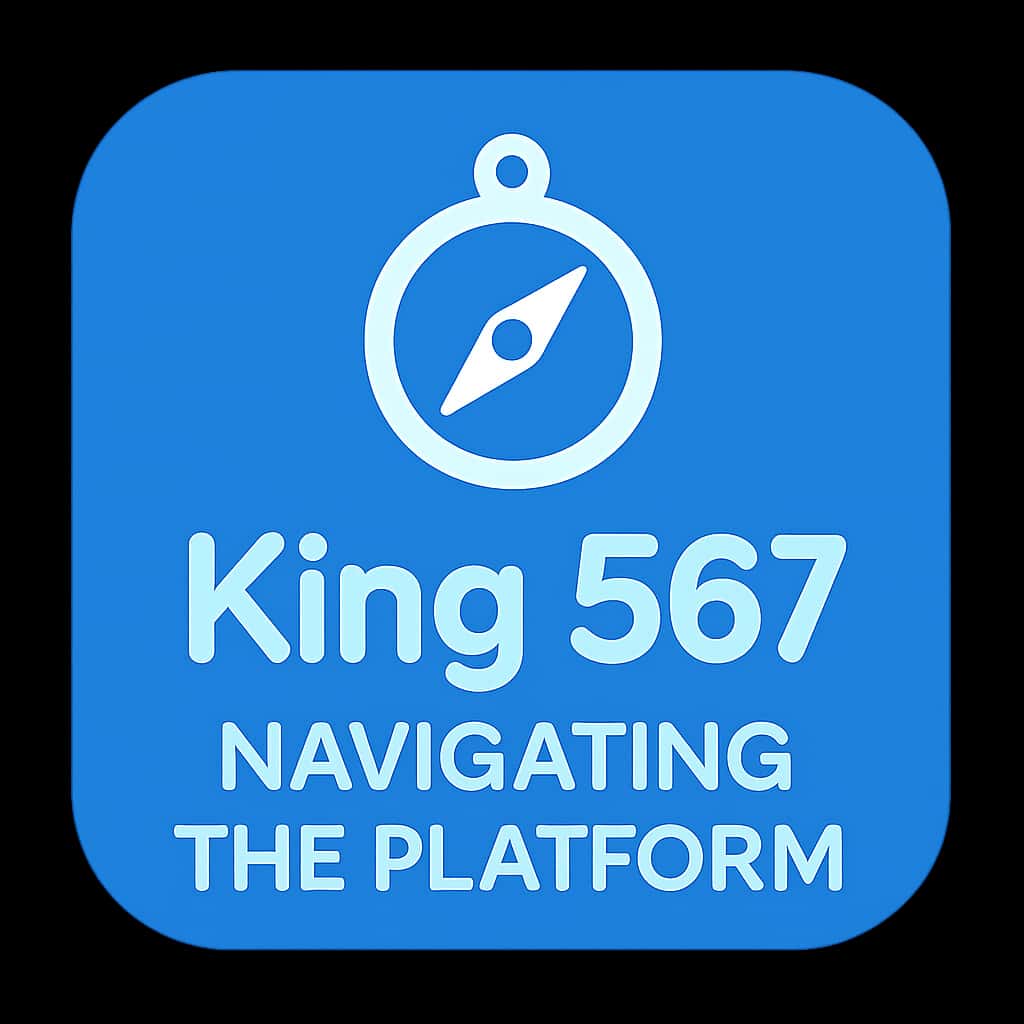 A minimal icon representing Navigating the King 567 Platform.